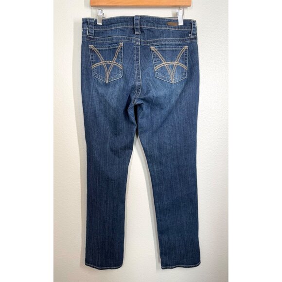 Kut From The Kloth Stevie Straight Leg Jeans Size 10 Blue Denim Womens Pants - Picture 8 of 14